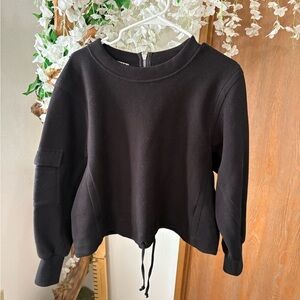 Vanilia Black Crew Neck Sweater